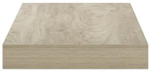Półki ścienne, 4 szt., kolor dębowy, 40x23x3,8 cm, mdf