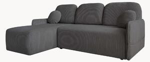 Sofa narożna ze sztruksu z funkcją spania i schowkiem Timmy (4-osobowa)
