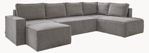 Panoramiczna sofa narożna z funkcją spania i schowkiem Brave Dave (8-osobowa)