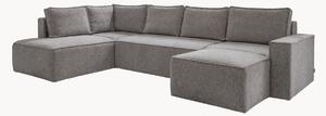 Panoramiczna sofa narożna z funkcją spania i schowkiem Brave Dave (8-osobowa)