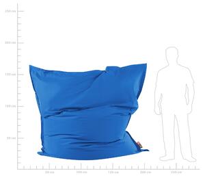 Pufa worek siedzisko z wypełnieniem salon dla dzieci 180x230 cm kobaltowy Fuzzy Beliani