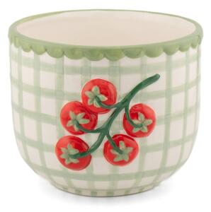 Porcelanowa ręcznie malowana osłonka na doniczkę ø 12 cm Tomato – Sass & Belle