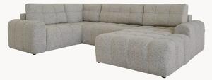Panoramiczna narożna sofa z funkcją spania ze schowkiem Lulu (8-osobowa)