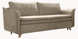 Sofa z aksamitu z funkcją spania i schowkiem Charming Charlie (3-osobowa)