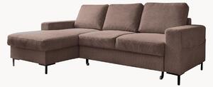 Sofa narożna ze sztruksu z funkcją spania i z/bez schowka Lofty Lilly (4-osobowa)