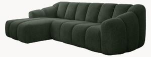 Sofa narożna z szenilu Shell