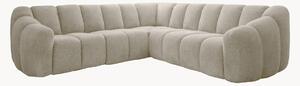 Sofa narożna z szenilu Shell