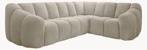 Sofa narożna z szenilu Shell