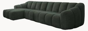 Sofa narożna z szenilu Shell