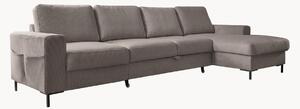 Sofa narożna ze sztruksu z funkcją spania i z/bez schowka Lofty Lilly (4-osobowa)