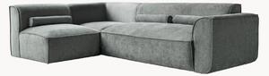 Narożna sofa modułowa z szenilu Flex Felix (6-osobowa)
