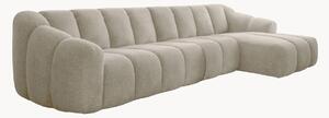 Sofa narożna z szenilu Shell