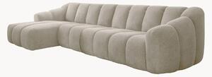 Sofa narożna z szenilu Shell