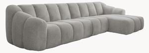 Sofa narożna z szenilu Shell
