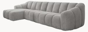 Sofa narożna z szenilu Shell