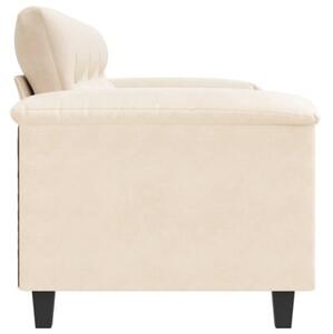 Sofa, 3-osobowa beÅ¼owy, 180 cm, tapicerowana mikrofibrÄ