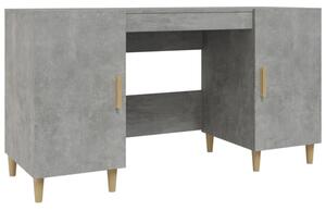 Biurko, szaroÅÄ betonu, 140x50x75 cm, materiaÅ drewnopochodny