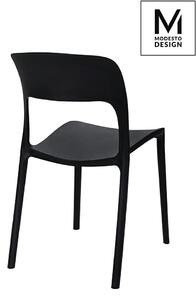 MODESTO krzesło ZING czarne - polipropylen