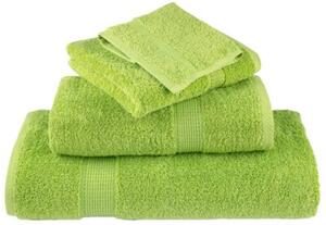 Zestaw 12-cz. ręczników premium, solund, zielony, 600 g/m²