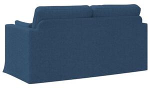 Nowoczesna sofa moduÅowa w kolorze niebieskim z ergonomicznym wsparciem i metalowÄ ramÄ
