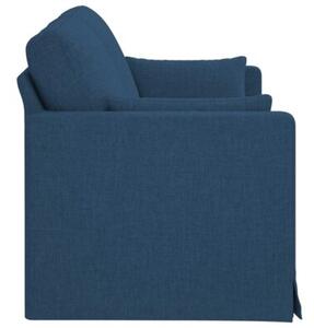 Nowoczesna sofa moduÅowa w kolorze niebieskim z ergonomicznym wsparciem i metalowÄ ramÄ