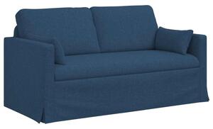 Nowoczesna sofa moduÅowa w kolorze niebieskim z ergonomicznym wsparciem i metalowÄ ramÄ