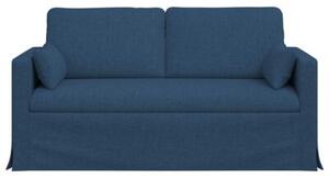Nowoczesna sofa moduÅowa w kolorze niebieskim z ergonomicznym wsparciem i metalowÄ ramÄ
