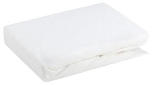 Prześcieradło EUROFIRANY Design 91 Frotte 140 x 200 cm Kremowy