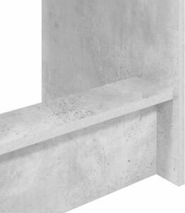 Nowoczesne biurko łóżkowe w minimalistycznym stylu - betonowy szary