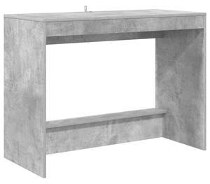 Nowoczesne biurko łóżkowe w minimalistycznym stylu - betonowy szary