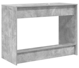 Nowoczesne biurko łóżkowe w minimalistycznym stylu - betonowy szary