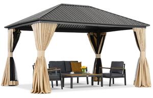 Metalowa altana Sardynia Premium 3x6 Garden Point beż