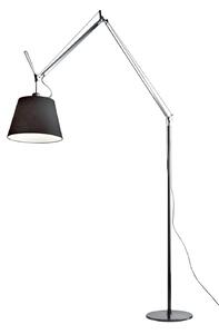 Lampa Podłogowa Artemide, ściemnialny, metaliczny, salon, aluminium