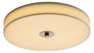 Lampa Sufitowa Halo Design, SHADE, ściemnialny, beżowy, salon, tkanina | tekstylia, design