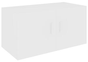 Szafka ścienna, biała, 80x39x40 cm, materiał drewnopochodny