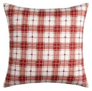 Flanelowa poszewka na poduszkę TARTAN HEART 45x45 cm, kolorowa