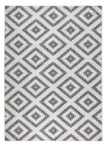 Szary dywan dwustronny NORTHRUGS Malta, 160x230 cm
