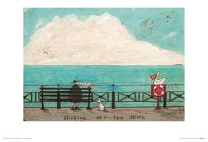 Druk artystyczny Sam Toft - Sharing Out the Chips