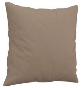 Sofa 3-osobowa z poduszkami, cappuccino, 180 cm, sztuczna skÃ³ra