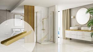 Półka łazienkowa prysznicowa SF04 60cm złota szczotkowana