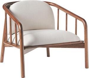 Fotel wypoczynkowy z drewna dębowego Balin