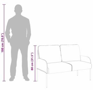 Nowoczesna sofa w minimalistycznym stylu - ciemnoszara