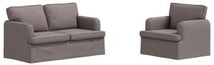 ModuÅowa sofa w kolorze ciemnoszarym z ergonomicznym designem