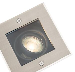 Zewnetrzna Nowoczesny reflektor szlifowany stalowy regulowany IP65 - Oneon Oswietlenie zewnetrzne