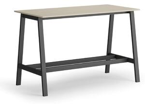 Wysoki stół barowy, 1600 x 800 mm, brzoza