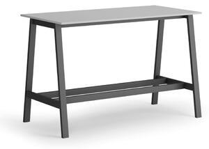 Wysoki stół barowy, 1600 x 800 mm, szary