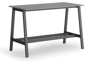 Wysoki stół barowy, 1600 x 800 mm, grafitowy