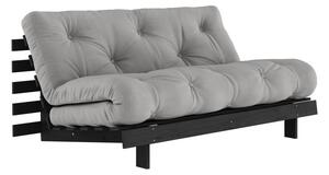 Szara rozkładana sofa 160 cm Roots Black Night – Karup Design