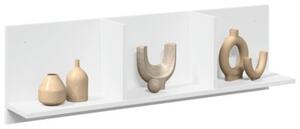 Półka ścienna, 100x16,5x30 cm, biała, materiał drewnopochodny