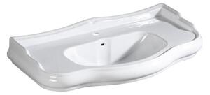 Biała ceramiczna umywalka 100x54,5 cm Retro – Sapho